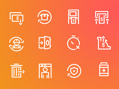 Retail Tasks Icon Set icon icon app