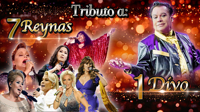 Flyer Tributo a 7 Reynas y 1 Divo