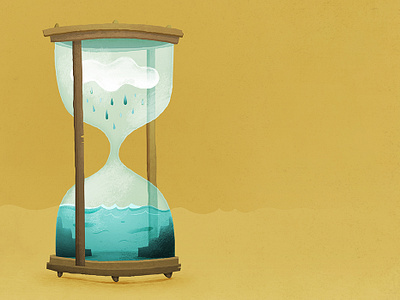 Time hourglass illustration kids peru philosophy poem poetry science time