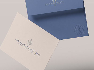 The Bluebonnet Box brand branding brandingdesign brandingidentity brandinspiration creative design designer designinspiration graphic graphicdesign identity illustration inspiration logo logodesign logoinspiration mockup visionaryplayground vpagency