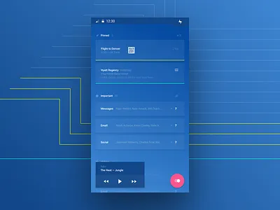 Notifications App android interactions interface mobile notifications sketch ui ux