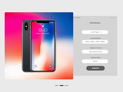 Iphone X Checkout design dribble hello illustration iphone ui uidesign