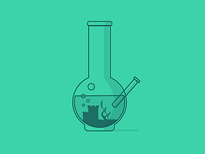 It's an "Aquarium" aquarium bong bubbles cannabis fish fish tank ganja illustration marijuana smoke vector weed