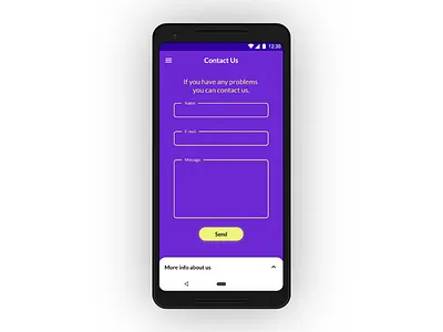 Contact Us — 028 #dailyui 028 challenge contact us dailyui design ui