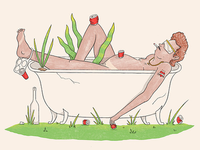 Mr. Gamby beer illustration