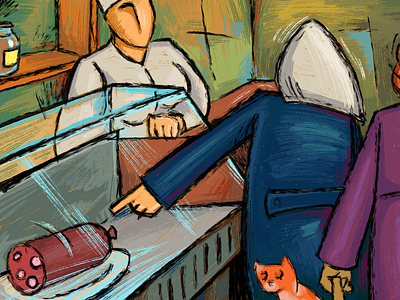 I want this! drawing editorial illustration procreate