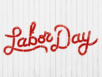 Sausage Script illustration lettering script typography