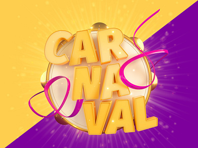 Key Visual for Brazil event 3d art direction carnaval carnival cgi illustration key visual