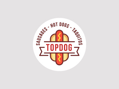 Top Dog Logo bun dog hot hot dog logo sausage sausages top