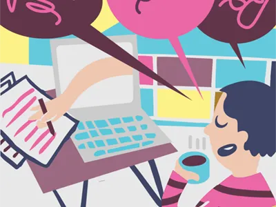 Blog Illustration for Submittable by Josh Quick design illustration joshquick montana submittable