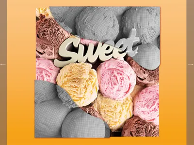 Sweet Web Layout 3d case study web design web layout