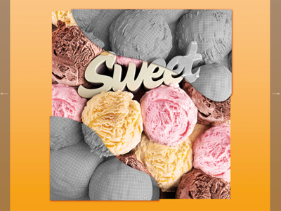 Sweet Web Layout 3d case study web design web layout