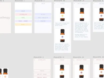 Aromatherapy app comps app aromatherapy comps