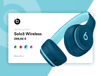 Beats UI beats color design music ui