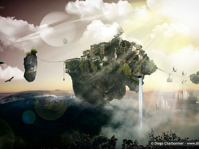 Sci-Fi illustration photoshop