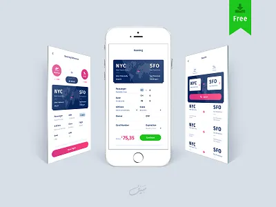 Flight Booking App | Free Adobe XD Template adobexd adobexduikit airoport app appdesign booking chellenge design flight free freebie freebie xd graphic design ui ux webdesign