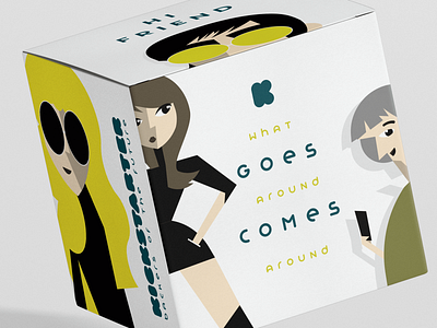 Kickstarter Pledge Reward Packaging contrast design geometic illustration kickstarter package packagedesign shipping shipping container student student work typography yellow