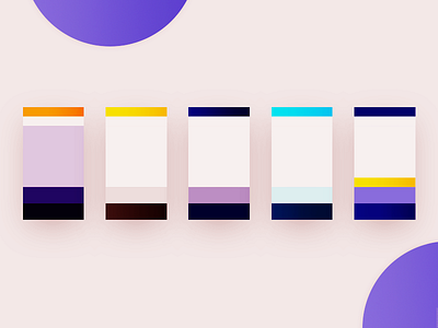 Mobile UI Palette Swatches mobile ui uidesign