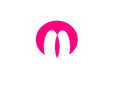 M brand circle logo m