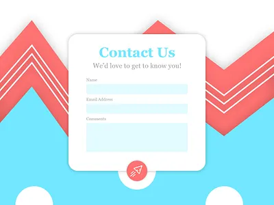Daily UI 028 - Contact Us! adobe xd dailyui