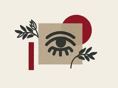 🌾 eye flat icon illustration illustrator vector