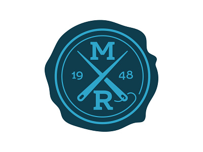 Wax Stamp illustration logo stamp typography