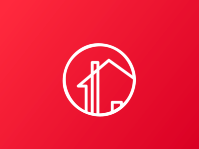 Real Estate Icon Concept branding design flat icon illustration logo