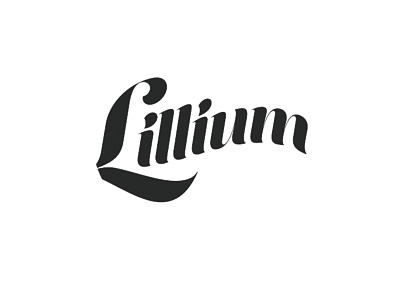 Lilium branding design logo typography