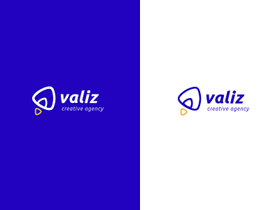 Valiz logo concept concept creative agency digital agency logo design