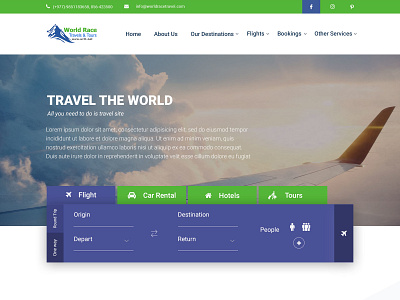 Flight Bookings and Travel design inspirations flat design flight booking nepal flight bookings responsive design tours and travels trekking