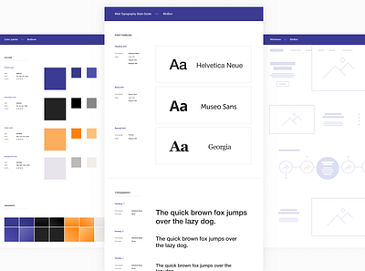 Style Guide color design figma frame product prototype styleguide typography ui wire frame