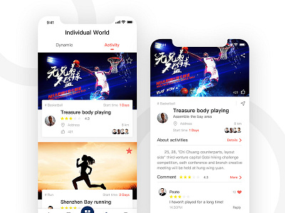 Details of the activities ui ui ux