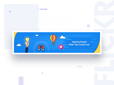 Cover design banner banner ad banner design cover artwork cover design dailyui design flat design flickr illustration interaction interaction design material design minimal social media banner ui ui design ux ux design vector