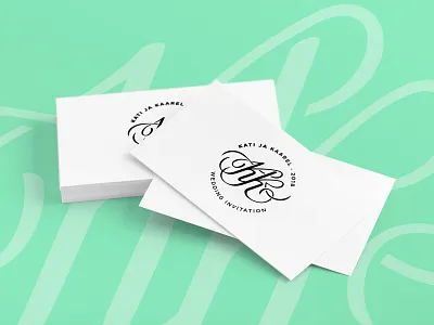 Wedding monogram lettermark decorative lettermark logo marriage monogram party script type wedding