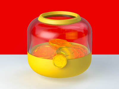 Gold Coins 3d c4d coin