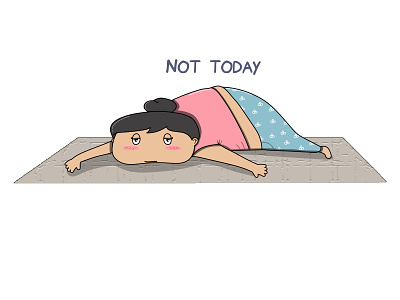 Too lazy to function 2d adobeillustrator comic cute doodle doodleart doodling flat funny illustration illustrator india instagram lazy vector