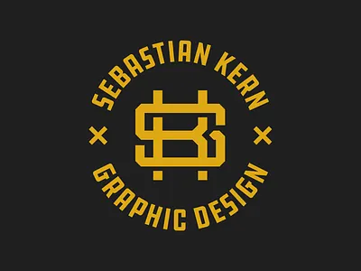 New Minimal Version of my Personal Logobadge badge bold circle graphicdesign logo logodesign strong vintage