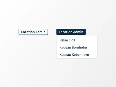 Permissions admins beekeeper buttons dropdown locations permissions product