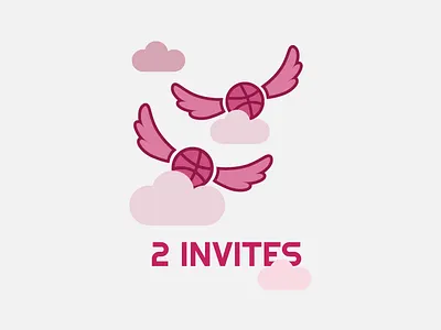 2 Dribbble Invites dribbble invitation dribbble invite dribbble invite giveaway invites
