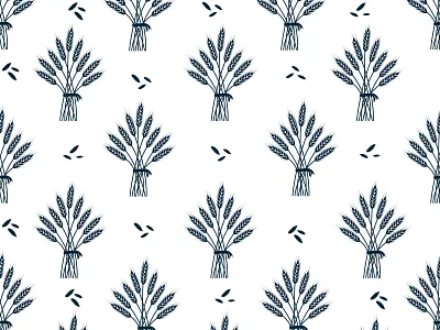 Part of Haystack Seamless Pattern autumn grain harvest hay haystack pattern ribbons seeds vector wheat whole