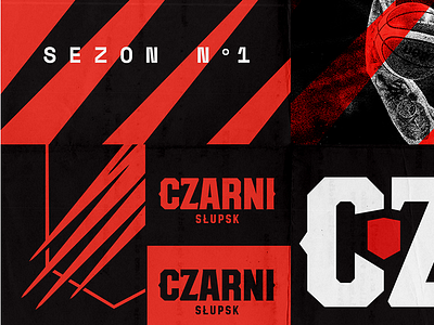 Czarni Słupsk - Visual Identity basketball black branding czarni identity logo red rio rio creativo sport sport branding sport marketing słupsk team wordmark