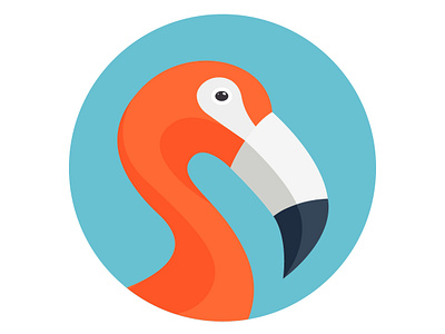 Flamingo Flat Illustration