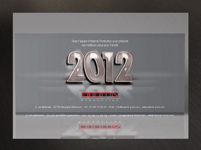 Wish Card Adamis 2012 business card communication corporate design letter format new year print wish wish card