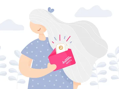 Dribbble Invites dribbble girl giveaway illustration invitation invite