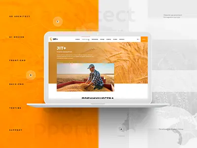 Jit service creative crm design grain service system web