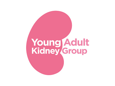 Young Adult Kidney Group Logo Concept brand branding concept graphic design icon identity illustration kidney logo logo design pink vector