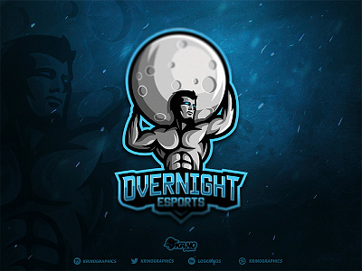 Greek God - Atlas branding dmitry krino esport esport logo graphic design krinographics logotype mascot