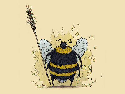 Bumblebee Bomber cdc cdchallenge character character concept character design challenge characterdesign concept concept art design digital art illustration procreate