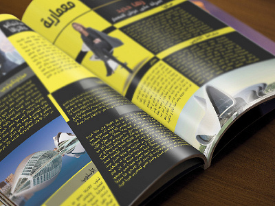 Magazine branding design graphic illustration mockup