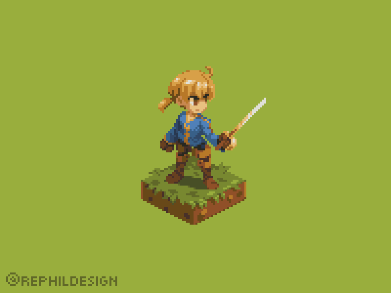 Ramza Beoulve animation design development game gaming gif illustration pixel pixel art